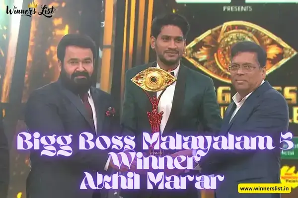 Bigg Boss Malayalam 5 Winner Akhil Marar