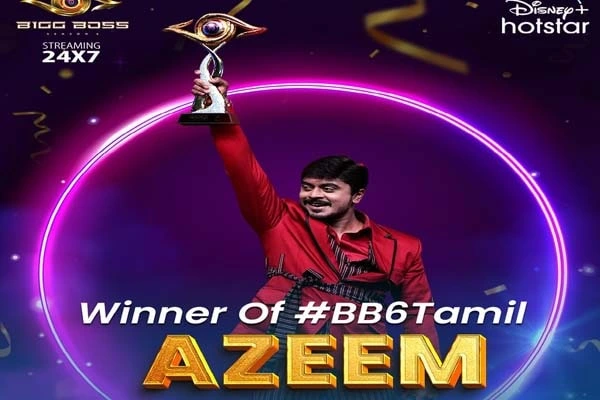Bigg Boss Tamil Season 6 Winner - Mohammed Azeem