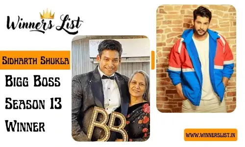 Sidharth Shukla Bigg Boss Season 13 Winner