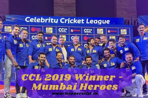 CCL 2019 Winner - Mumbai Heroes