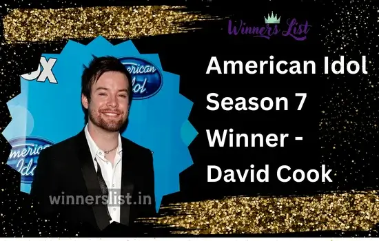 David Cook American Idol Season 7 Winner