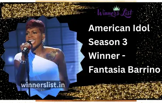 Fantasia Barrino American Idol Season 3 Winner