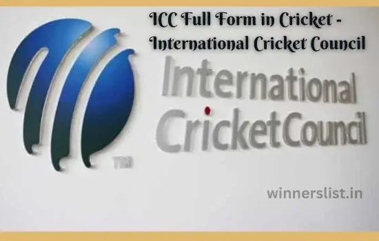 ICC Full Form in Cricet