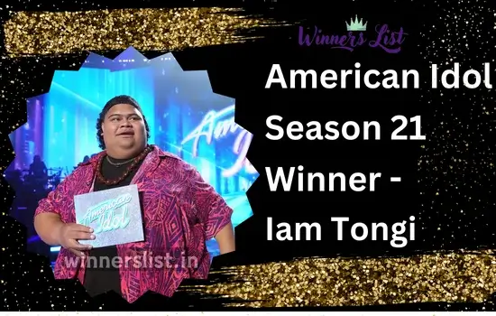 Iam Tongi American Idol Season 21 Winner