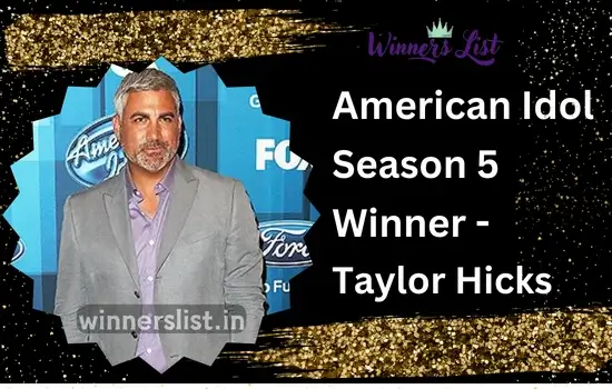 Taylor Hicks American Idol Season 5 Winner