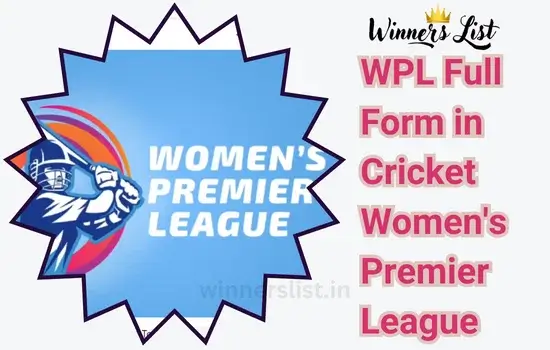 WPL Full Form in Cricket