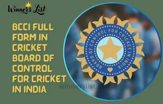 BCCI Full Form in Cricket