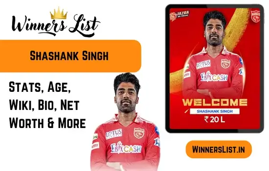 Shashank Singh Cricketer