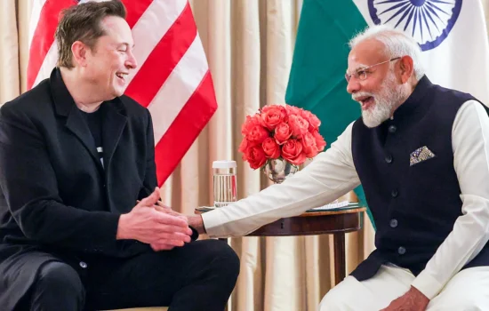 Elon Musk and Modi