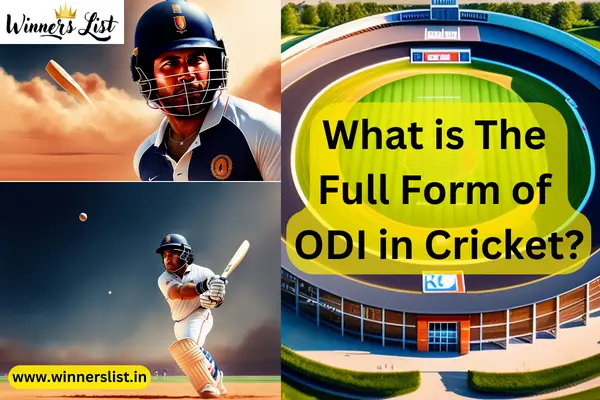 What is The Full Form of ODI in Cricket?