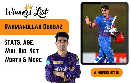Rahmanullah Gurbaz Cricketer Stats, Age, Wiki, Bio, Height, Weight, Wife, Girl friend, Family Net Worth