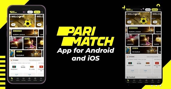 Parimatch App for Android and iOS for Casino
